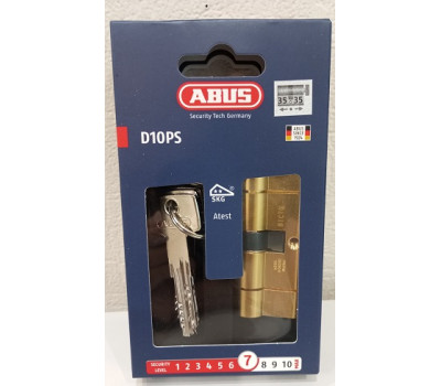 Цилиндровый механизм abus d10 35-35 вертушка(латунь)