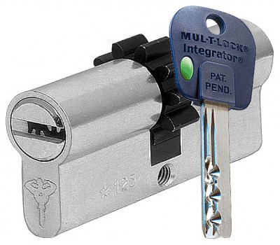 цилиндр MUL-T-LOCK интегратор 33х43, шестеренка, кл-кл , хром